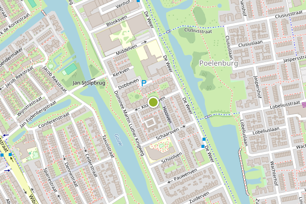 Ambulance-melding op Kloosterven, Zaandam op 15 juni, kaart-overzicht