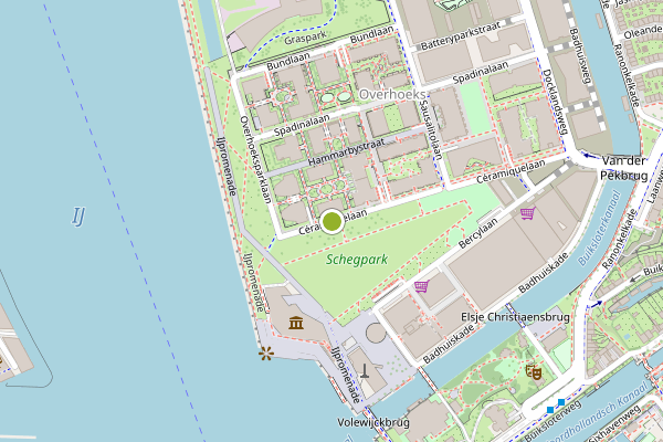 Ambulance-melding op Ceramiquelaan, Amsterdam op 16 juni, kaart-overzicht