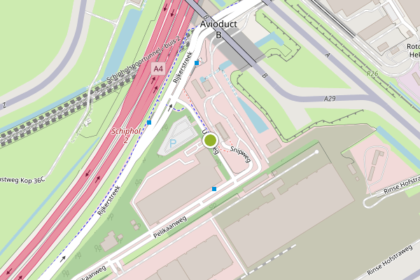 Ambulance-melding op Uiverweg, Schiphol op 17 juni, kaart-overzicht