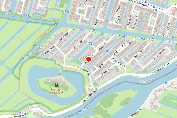 Brandweer-melding op Gouwzee, Uithoorn op 16 juni, kaart-overzicht