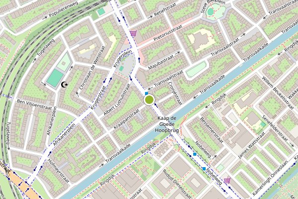 Ambulance-melding op Schalk Burgerstraat, Amsterdam op 17 juni, kaart-overzicht