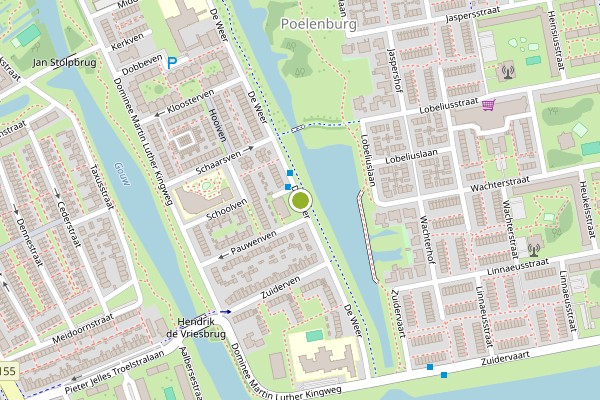 Ambulance-melding op De Weer, Zaandam op 17 juni, kaart-overzicht