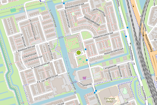 Ambulance-melding op Elsbroekplantsoen, Zaandam op 17 juni, kaart-overzicht