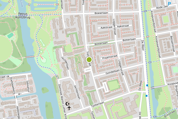 Ambulance-melding op Treilerstraat, Zaandam op 17 juni, kaart-overzicht