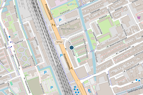 Politie-melding op Lucy Stonestraat, Zaandam op 17 juni, kaart-overzicht