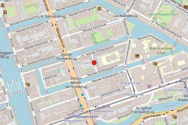 Brandweer-melding op Lepelkruisstraat, Amsterdam op 4 mei, kaart-overzicht