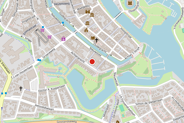 Brandweer-melding op Wintertuin, Weesp op 18 juni, kaart-overzicht