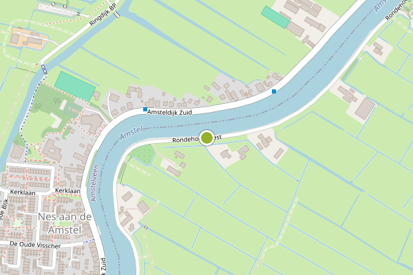 Ambulance-melding op Rondehoep West, Ouderkerk aan de Amstel op 20 juni, kaart-overzicht