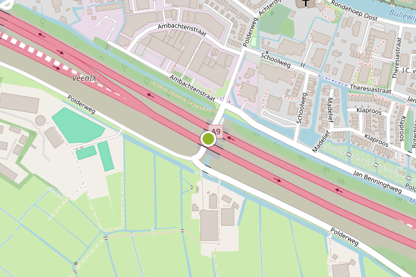Kaart Ouderkerk aan de Amstel