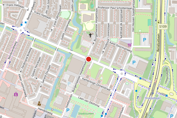 Brandweer-melding op Mr. G. Groen van Prinstererlaan, Amstelveen op 19 juni, kaart-overzicht
