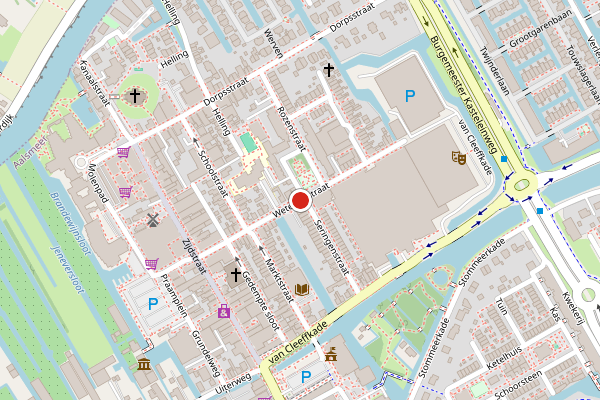 Brandweer-melding op Weteringstraat, Aalsmeer op 19 juni, kaart-overzicht