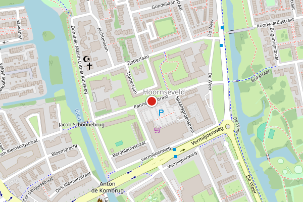 Brandweer-melding op Panneroodstraat, Zaandam op 20 juni, kaart-overzicht