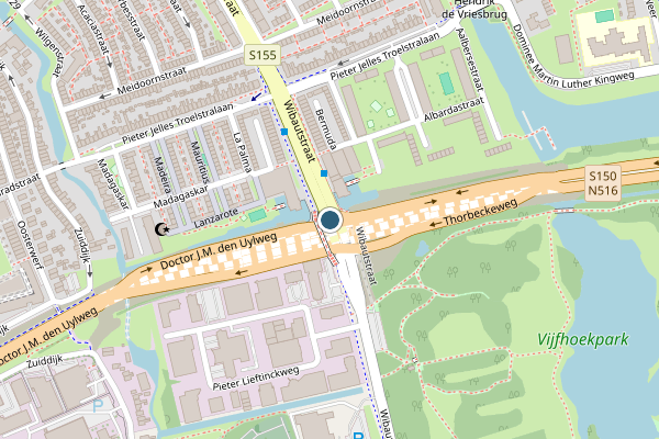 Politie-melding op Wibautstraat, Zaandam op 19 juni, kaart-overzicht