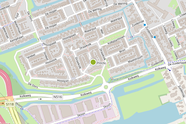 Ambulance-melding op Skoonzicht, Oostzaan op 5 mei, kaart-overzicht