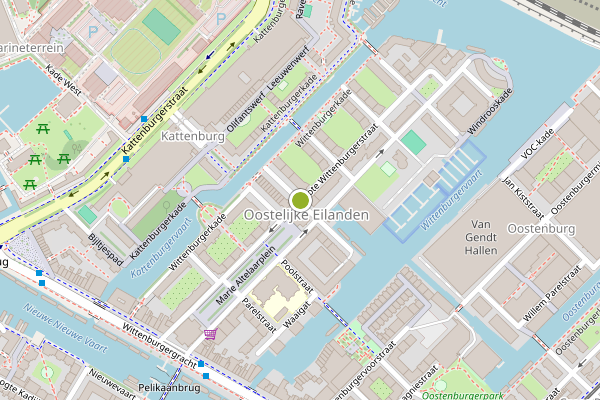 Ambulance-melding op Grote Wittenburgerstraat, Amsterdam op 21 juni, kaart-overzicht