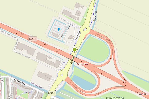 Ambulance-melding op Zijdelweg, Amstelveen op 5 mei, kaart-overzicht