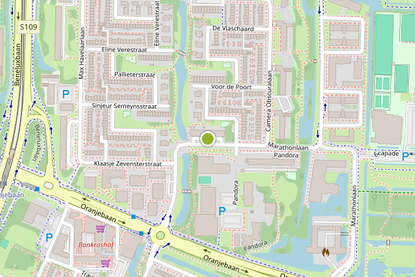 Ambulance-melding op Camera Obscuralaan, Amstelveen op 4 mei, kaart-overzicht