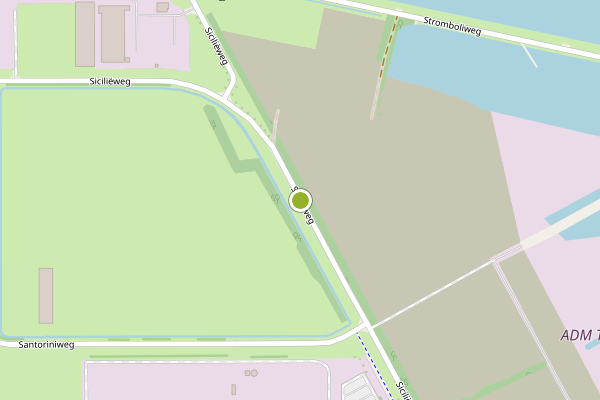 Ambulance-melding op Sicilieweg, Amsterdam op 5 mei, kaart-overzicht