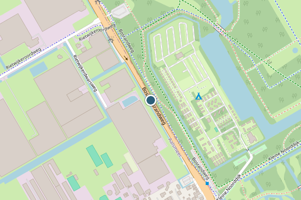 Politie-melding op Bosrandweg, Aalsmeer op 5 mei, kaart-overzicht