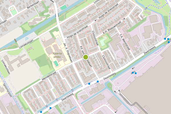 Ambulance-melding op P.F. von Sieboldlaan, Aalsmeer op 5 mei, kaart-overzicht