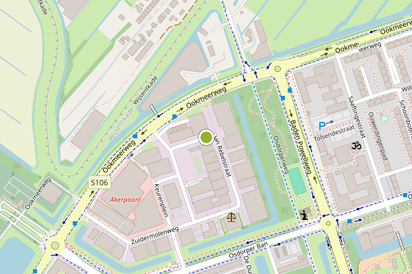 Ambulance-melding op Jan Rebelstraat, Amsterdam op 21 juni, kaart-overzicht