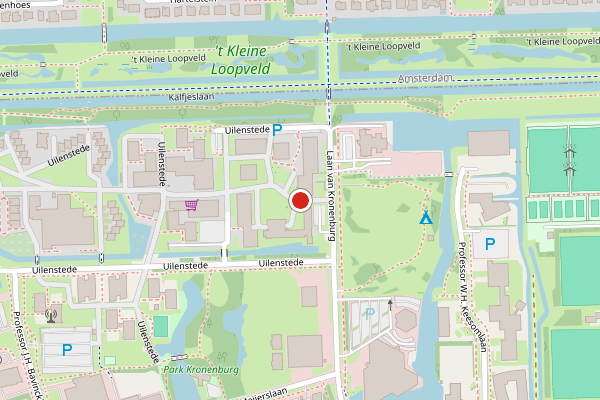 Brandweer-melding op Laan van Kronenburg, Amstelveen op 21 juni, kaart-overzicht