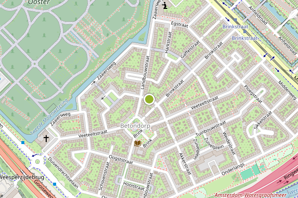 Ambulance-melding op Akkerstraat, Amsterdam op 22 juni, kaart-overzicht