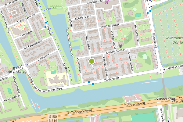 Ambulance-melding op Linnaeusstraat, Zaandam op 22 juni, kaart-overzicht