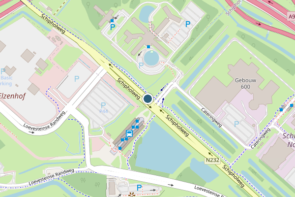 Politie-melding op Schipholweg, Badhoevedorp op 22 juni, kaart-overzicht