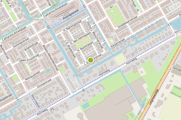 Ambulance-melding op J. Schaperstraat, Aalsmeer op 22 juni, kaart-overzicht