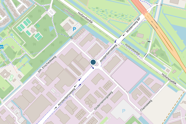 Politie-melding op Joh. Enschedeweg, Uithoorn op 23 juni, kaart-overzicht