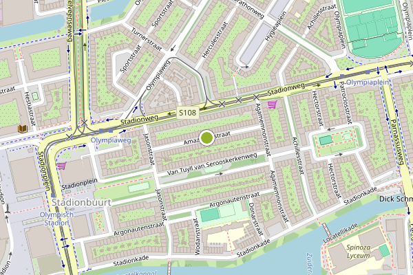 Kaart Amsterdam