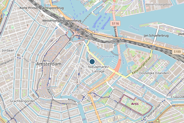 Politie-melding op A10 Einsteinwg, Amsterdam op 23 juni, kaart-overzicht