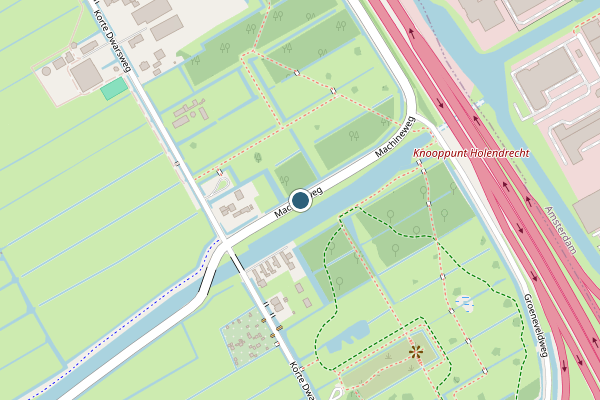 Politie-melding op Machineweg, Ouderkerk aan de Amstel op 23 juni, kaart-overzicht