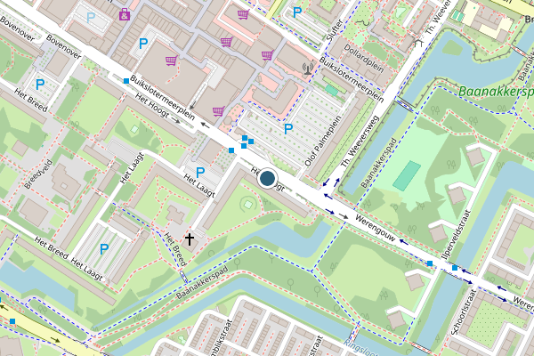 Politie-melding op Het Hoogt, Amsterdam op 23 juni, kaart-overzicht