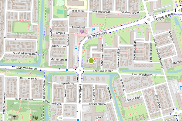 Ambulance-melding op Tholenseweg, Amstelveen op 24 juni, kaart-overzicht
