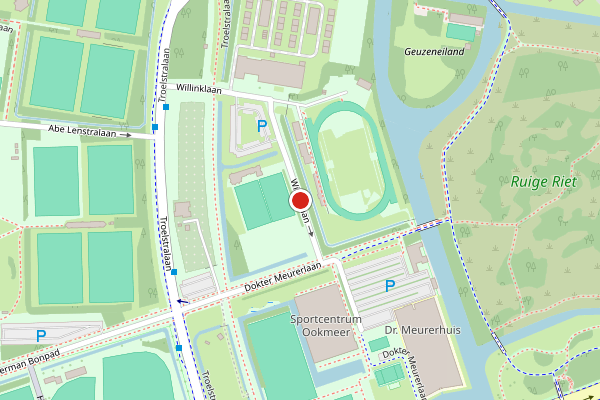 Brandweer-melding op Willinklaan, Amsterdam op 24 juni, kaart-overzicht