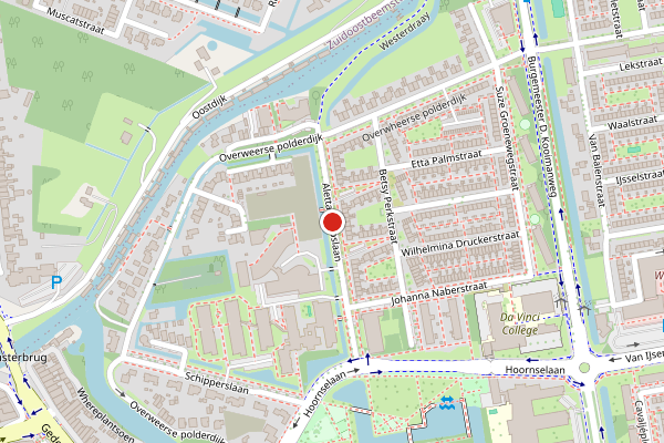 Brandweer-melding op Aletta Jacobslaan, Purmerend op 25 juni, kaart-overzicht