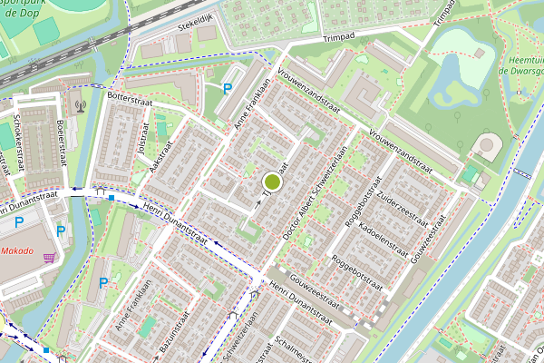 Ambulance-melding op Tjalkstraat, Purmerend op 24 juni, kaart-overzicht