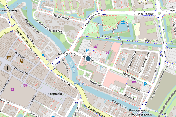 Politie-melding op Wagenweg, Purmerend op 24 juni, kaart-overzicht