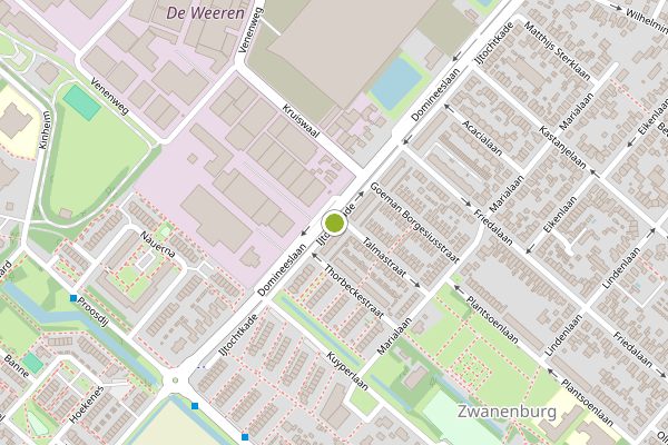 Ambulance-melding op IJtochtkade, Zwanenburg op 25 juni, kaart-overzicht