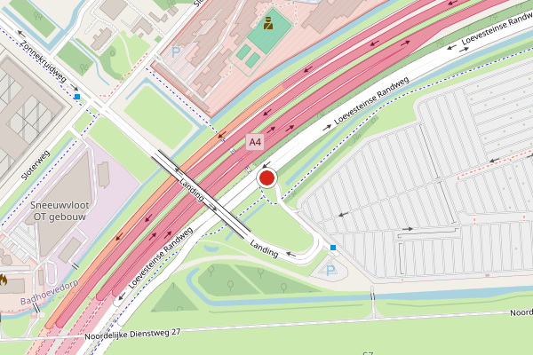 Brandweer-melding op Koetsierstraat, Schiphol op 25 juni, kaart-overzicht