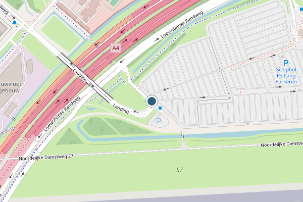 Politie-melding op Koetsierstraat, Schiphol op 25 juni, kaart-overzicht