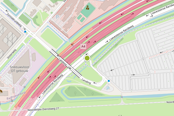 Ambulance-melding op Koetsierstraat, Schiphol op 25 juni, kaart-overzicht