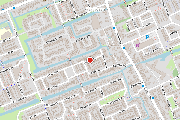 Brandweer-melding op De Wering, Oostzaan op 25 juni, kaart-overzicht