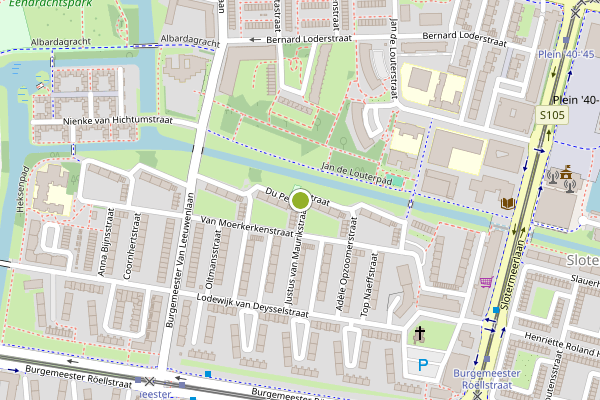 Ambulance-melding op Du Perronstraat, Amsterdam op 25 juni, kaart-overzicht