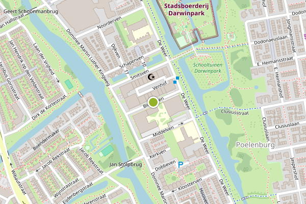 Ambulance-melding op Blooksven, Zaandam op 25 juni, kaart-overzicht