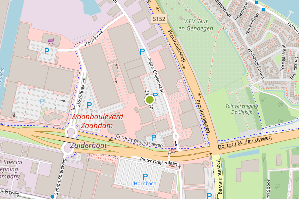 Ambulance-melding op de Zaan, Zaandam op 25 juni, kaart-overzicht