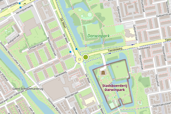 Ambulance-melding op Twiskeweg, Zaandam op 25 juni, kaart-overzicht