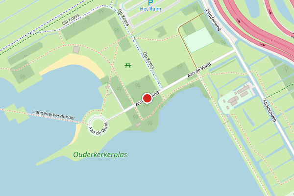 Brandweer-melding op Aan de Wind, Ouderkerk aan de Amstel op 26 juni, kaart-overzicht